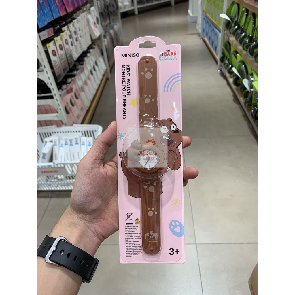 MINISO Jam Tangan Anak Lucu Seri We Bare Bears / We Bare Bears Collection 5.0 Kids Watch