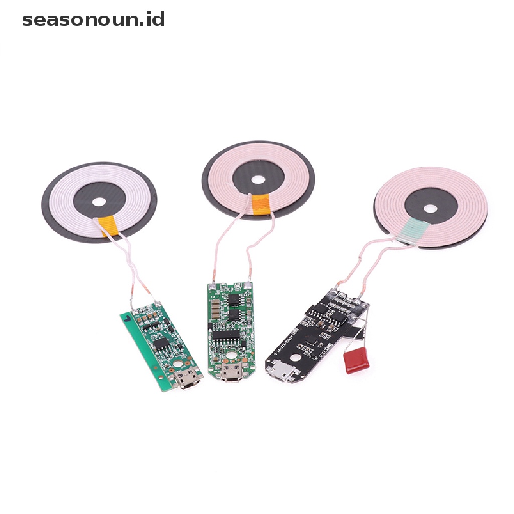 Seasonoun5 /10 /15w Modul Charger Nirkabel Cepat Pemancar PCBA Papan Sirkuit Coil Pad.