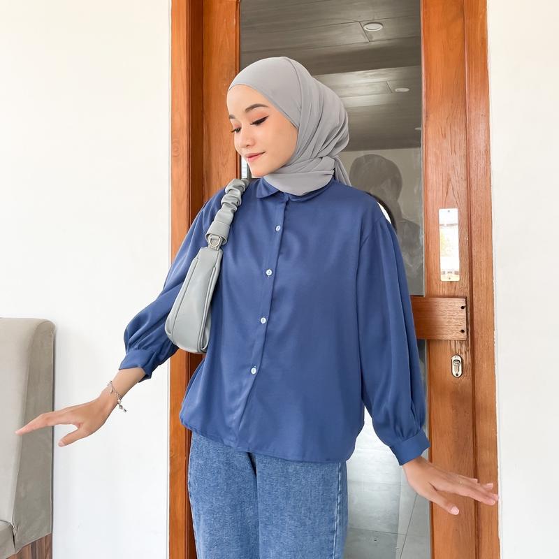 ilook | Beyond Blouse Crincle | Kemeja Blouse Casual Korea