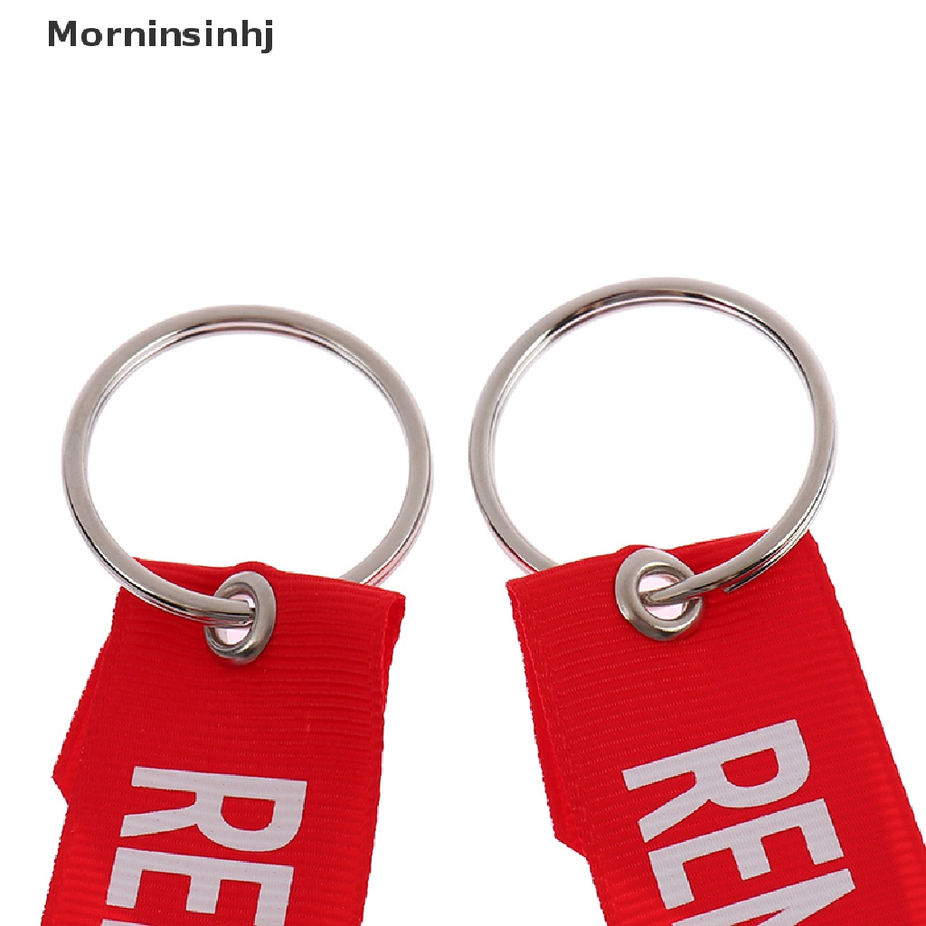 Mornin Remove Before Flight Gantungan Kunci Mobil Bordir Merah Aviation Hadiah Gantungan Kunci id