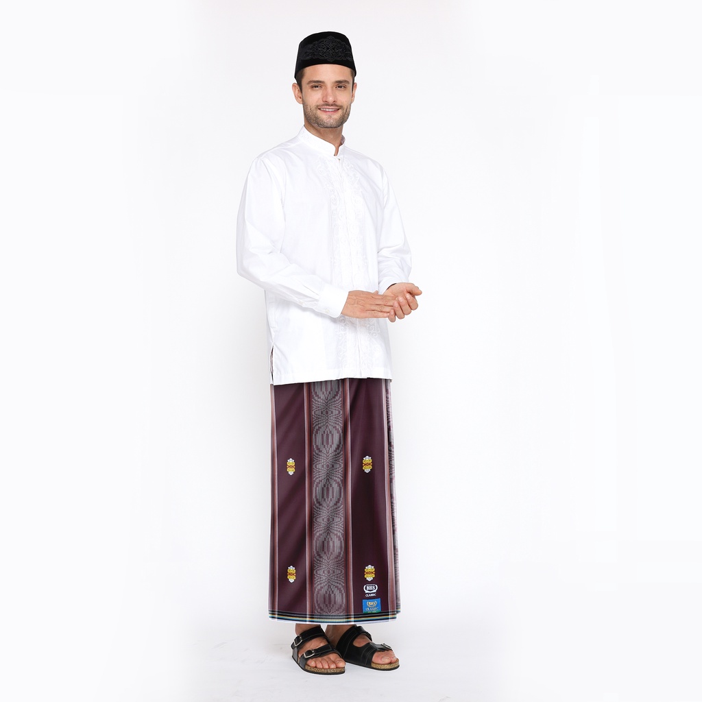 Sarung BHS Classic Gold Motif C45 SSF Coklat