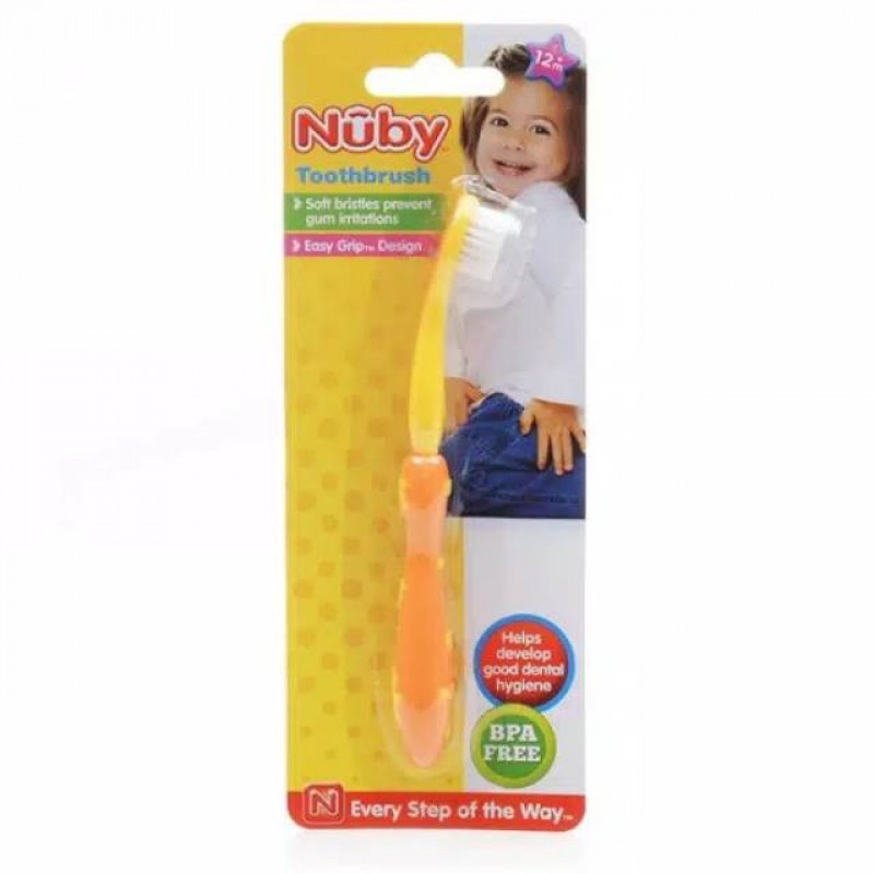 Nuby Toddler Toothbrush Sikat Gigi Anak Bayi - 1 Pcs