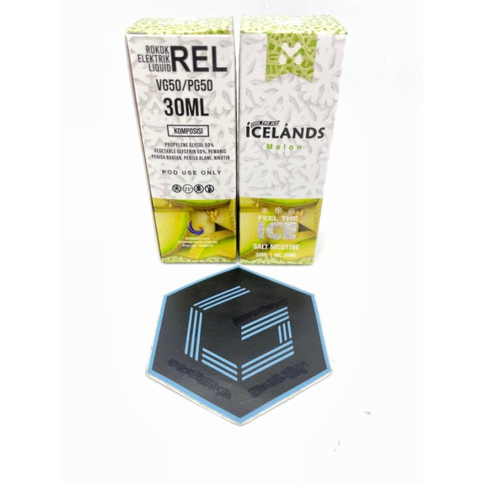 SALT - Icelands MELON 30ML by Move Juice Liquid Pods Ice Land Honeydew