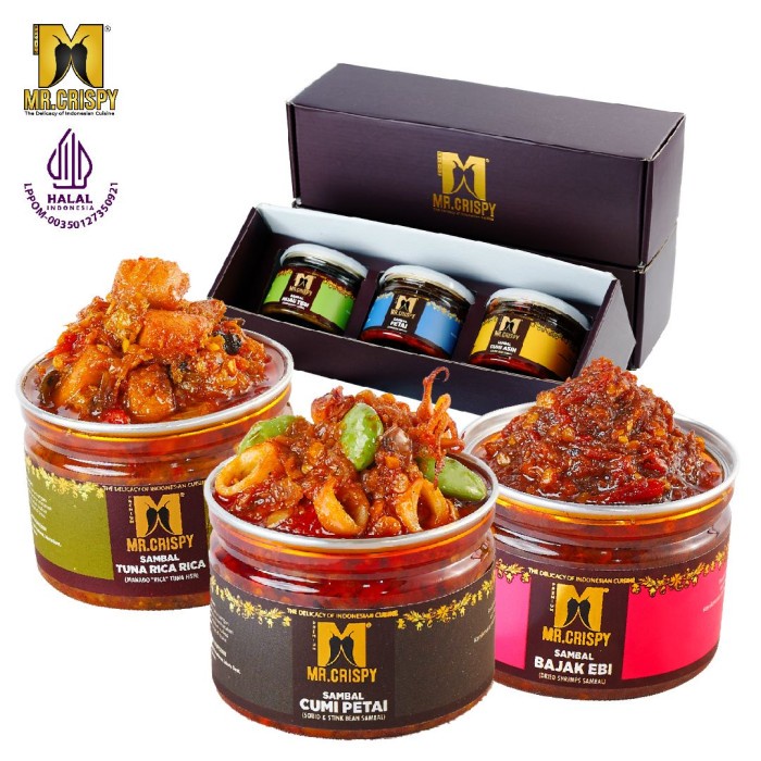 

Best Seller [COD] PAKET SAMBEL HEMAT 5 MR.CRISPY(KOTAK HMPERS) - TUNA+CP+BJ.EBI