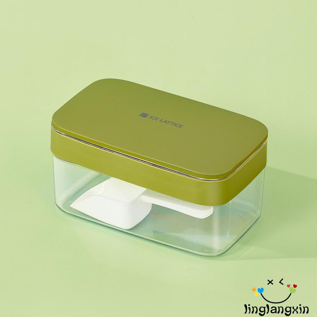 Llx-nampan Bola Es Batu Wadah Penyimpanan Box Holder Bin Cube Mold Easy-Release