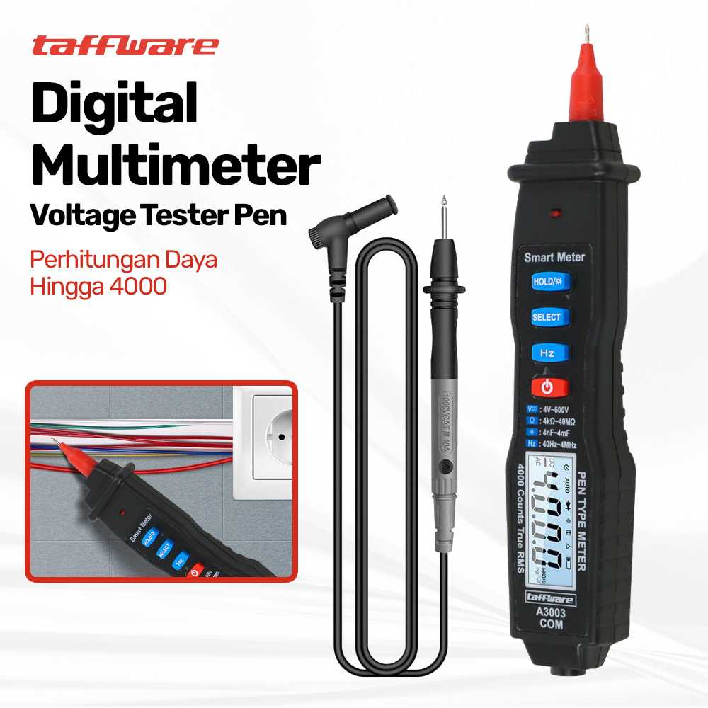 (BISA COD) FTIHSHP  ANENG Digital Multimeter Voltage Tester Pen - A3003