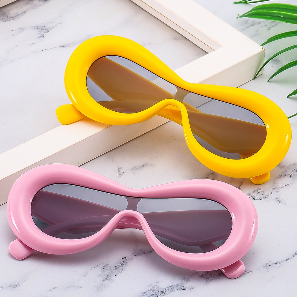 Aesthetic Shades Sunglasses UV400 Untuk Wanita/Pria Eyeglasses Colour