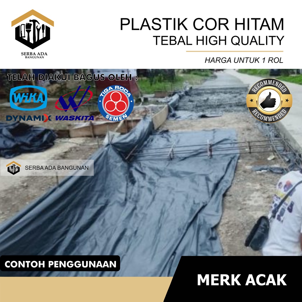 PLASTIK COR HITAM BUTEK SUPER TEBAL KUAT HARGA PER BAL 24-26 KG MURAH Plastik Bal Hitam Besar Jumbo