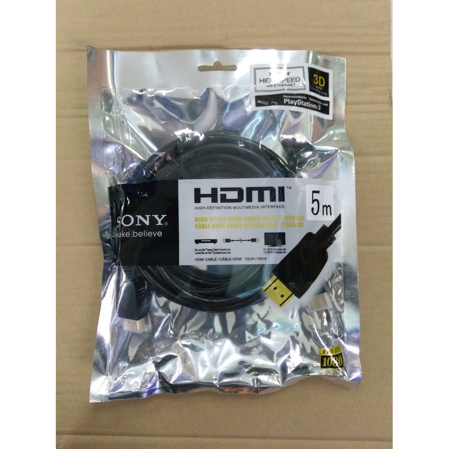 KABEL HDMI SONY 3 METER / SONY 3M VER 2.0 FULL HD 1080 murah