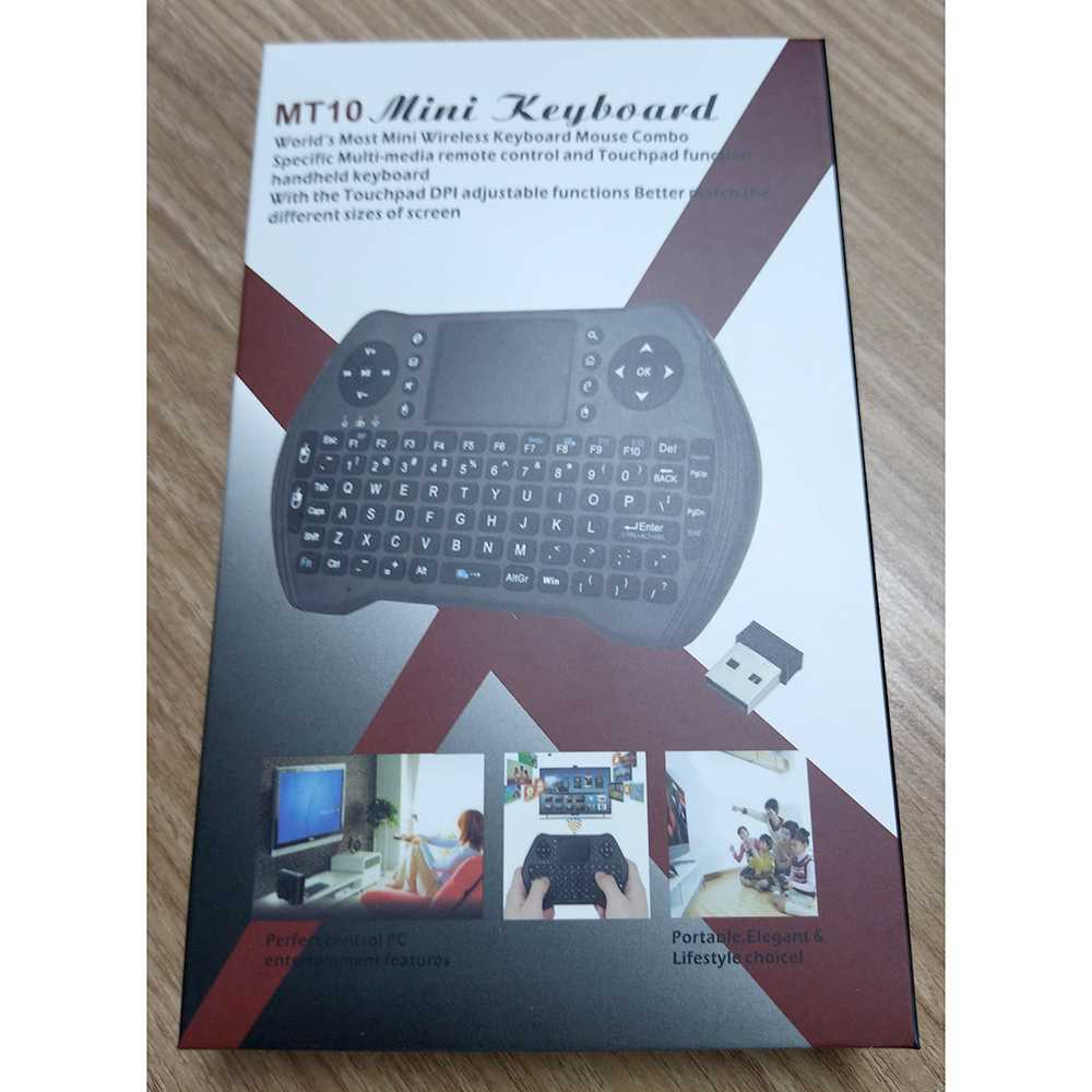 Keyboard Wireless 2.4GHz with Touchpad - MT10 ( Mughnii )