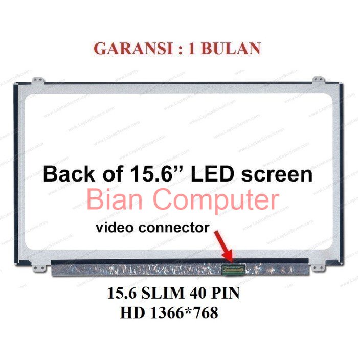 Layar LCD LED laptop Asus X556UQ X556UR X556UV