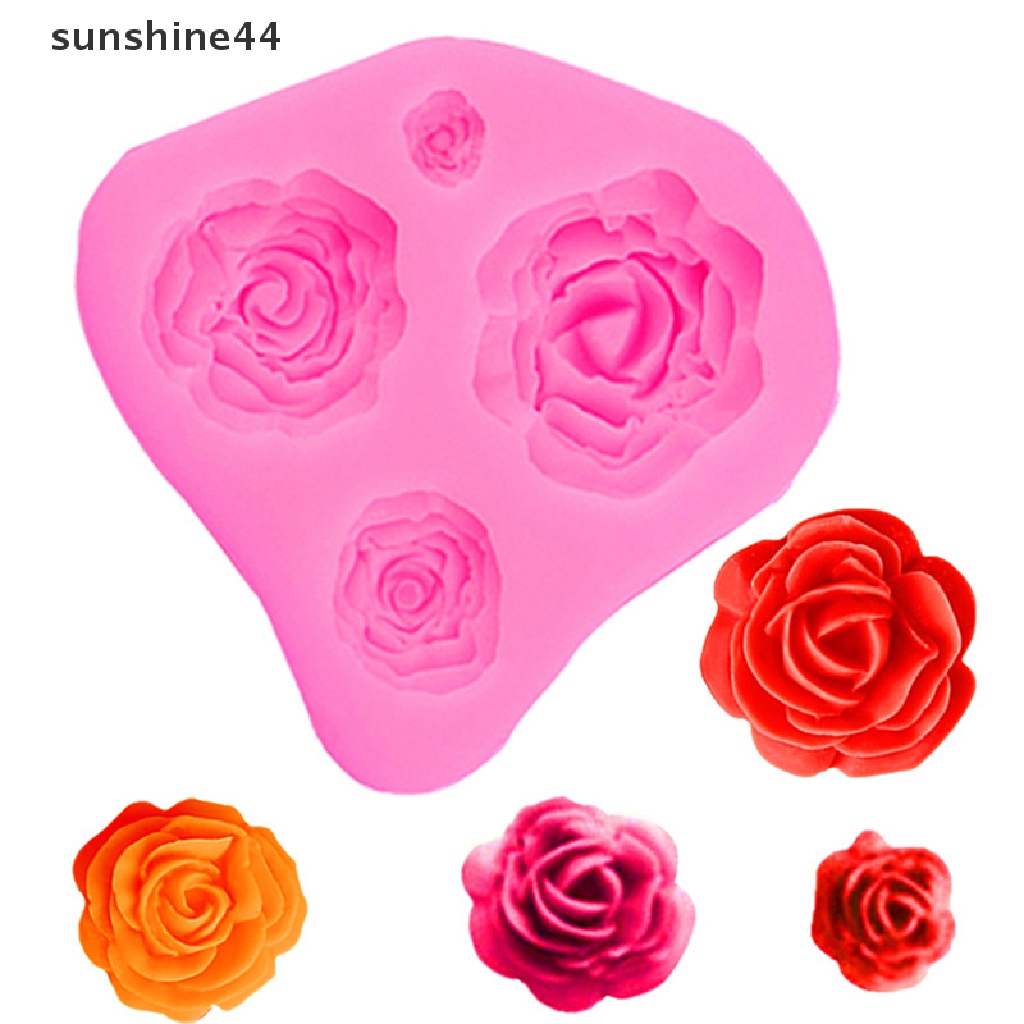 Sunshine Cetakan Kue Silikon 3D Permen Coklat DIY Cake Cookie Cupcake Sabun Molds ID