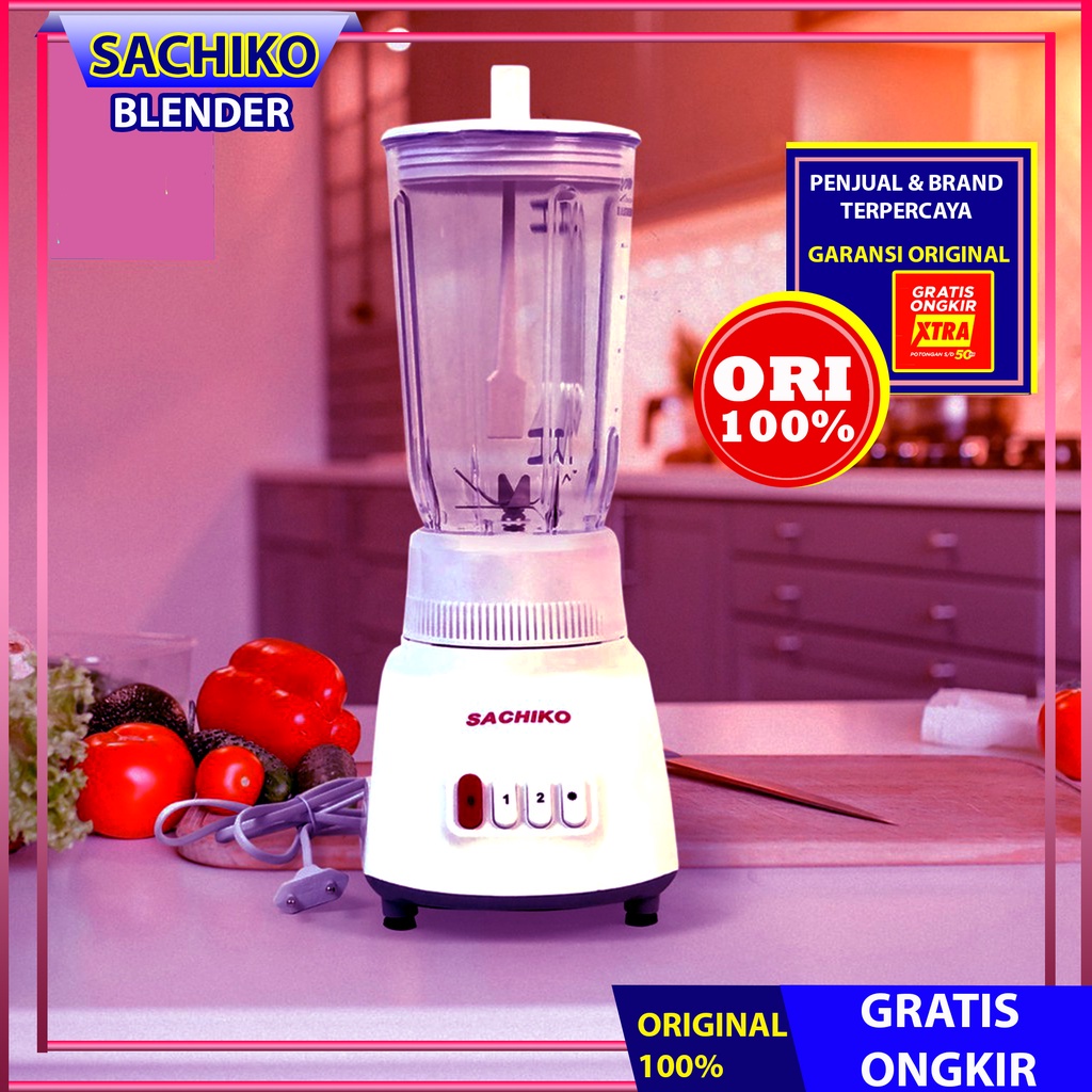 Blender Juicer Sachiko Elektronik 2 IN 1 Kapasitas 1,2 BL-T3 GN