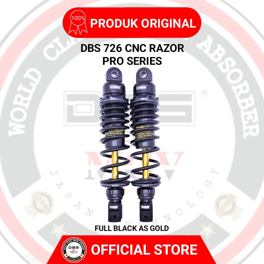 [ BISA COD ] Shock Non Tabung DBS 726 CNC RAZOR PRO SERIES Yamaha AEROX 155 NOUVO Z