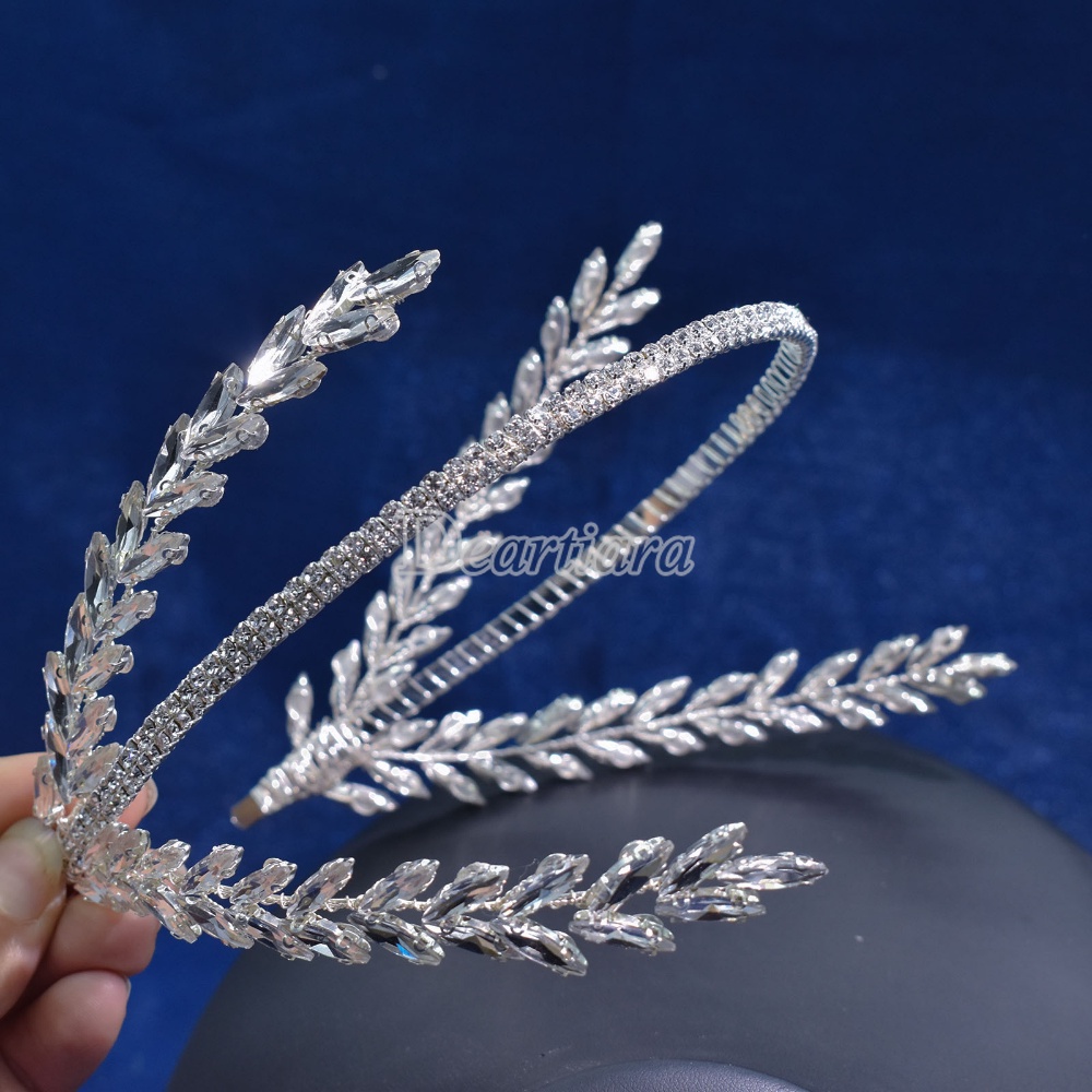 Fashion Bridal Headwear Tenun Tangan Bridal Rambut Band Pesta Pernikahan Sederhana Pernikahan Gaun Aksesoris