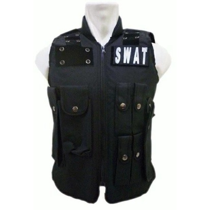 Rompi Biker Body Protector Pelindung Dada Vest Police / Swat Rompi
