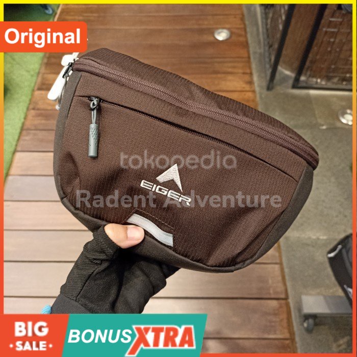 Tas Pinggang EIGER1989 Z DOBERAI 3 1.0 SE Waist Bag Coklat 91000 7125 Ori