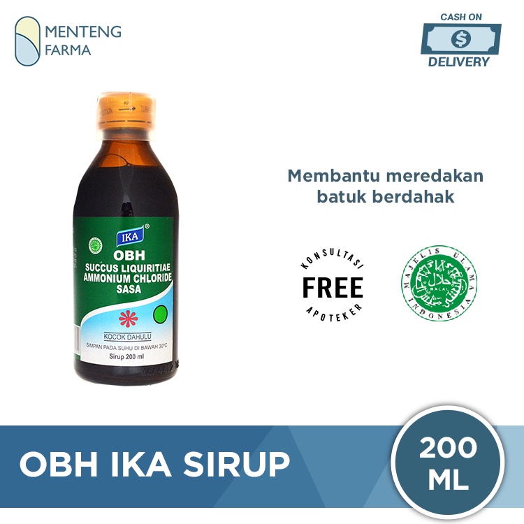 OBH Ika Sirup 200 mL - Obat Batuk Berdahak