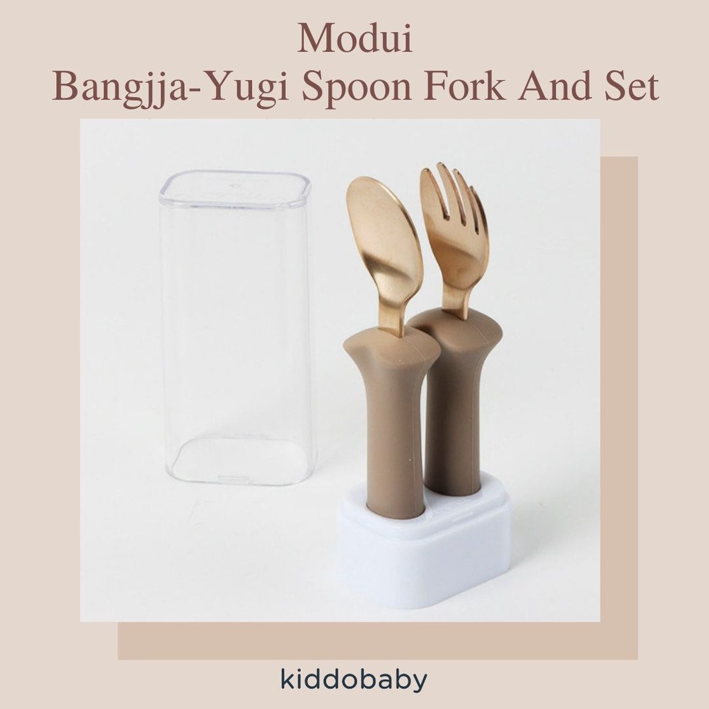 Modui Bangjja-Yugi Spoon Fork And Set | Sendok Makan Anak