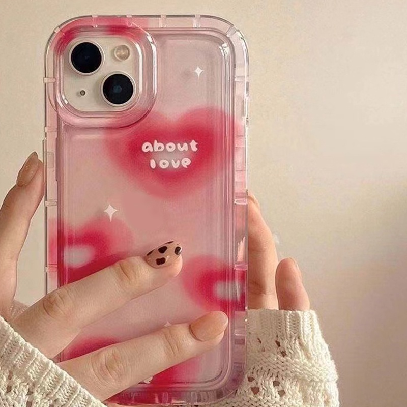 IPHONE Cinta Lembut Casing Ponsel Kompatibel Untuk Iphone14 13 12 11 Pro XS Max X Xr7 +8 Plus Casing Transparan TPU Silikon Shockproof Cover