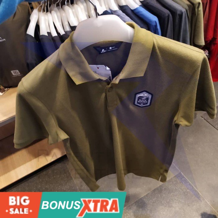 Kaos Polo EIGER1989 Punan MT Polo Shirt Olive 91000 6788 Original Cowok KEREN AWET