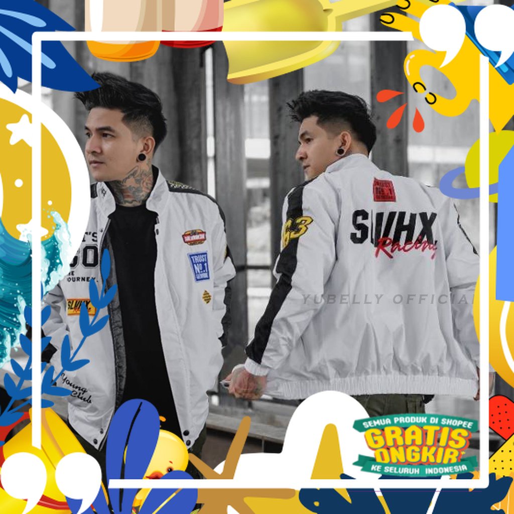 Jaket Pria Nascar Racing Vintage Original | Jaket Balap Clasik Pria Outdor | Jaket Bomber Biker | Ja