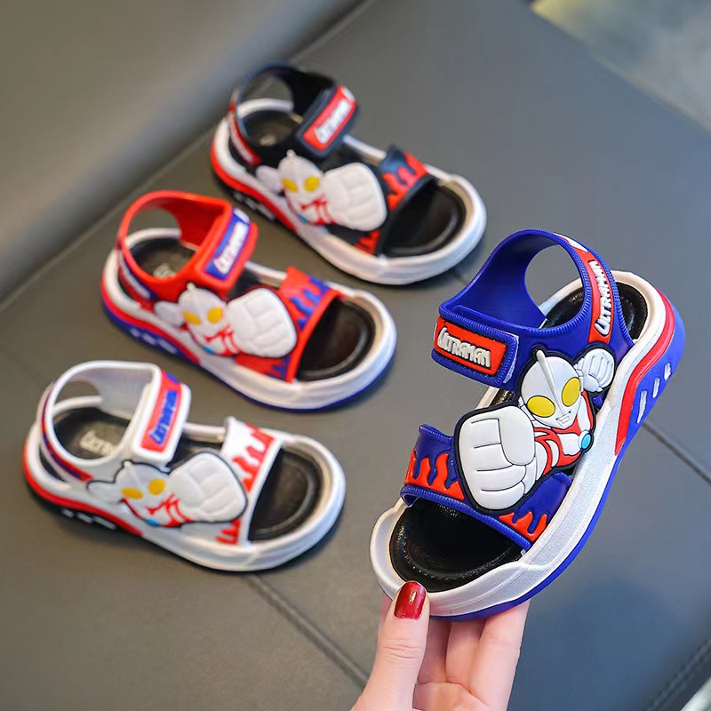 IFANS Sandal KIDS ULTRAMAN Anak Laki-Laki Sepatu Sandal Gunung Anak Import 2-10 Tahun