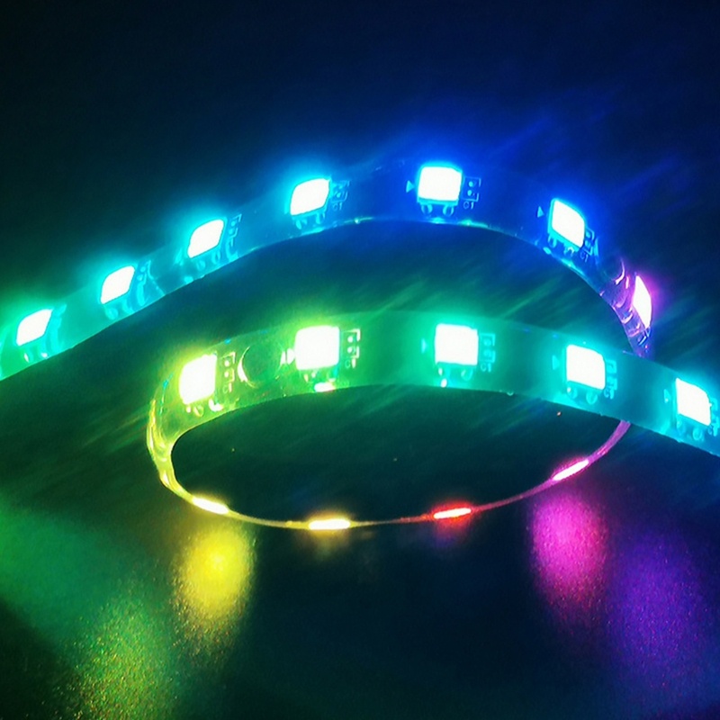 Zzz Lampu Strip Backlit LED RGB Magnetik Dengan PC Digital ARGB 4Pin Untuk Case Lampu