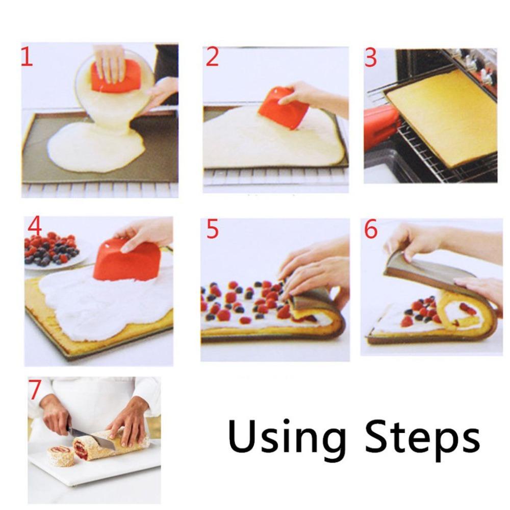 Populer Baking Mat New Silikon Aksesoris Gadget Dapur Roll Pad