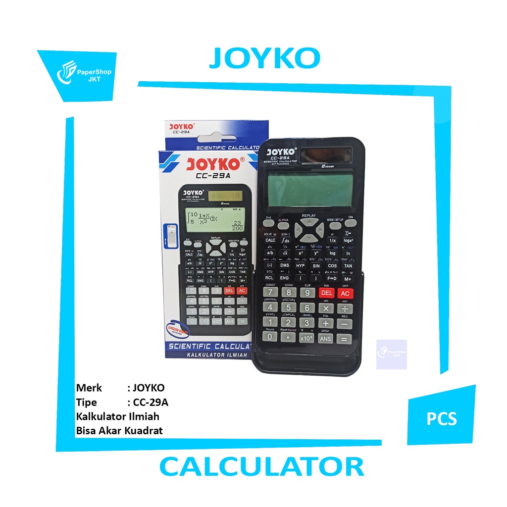 

NEW PRODUCT JOYKO - CALCULATOR CC - 29 A - PCS JAVABSJSG