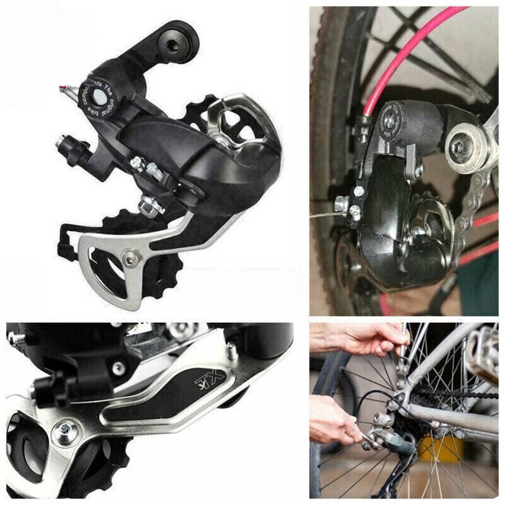 R-FLOWER Sepeda Transmisi Bersepeda Hitam Untuk Reparasi Sepeda Shimano Rear Mech