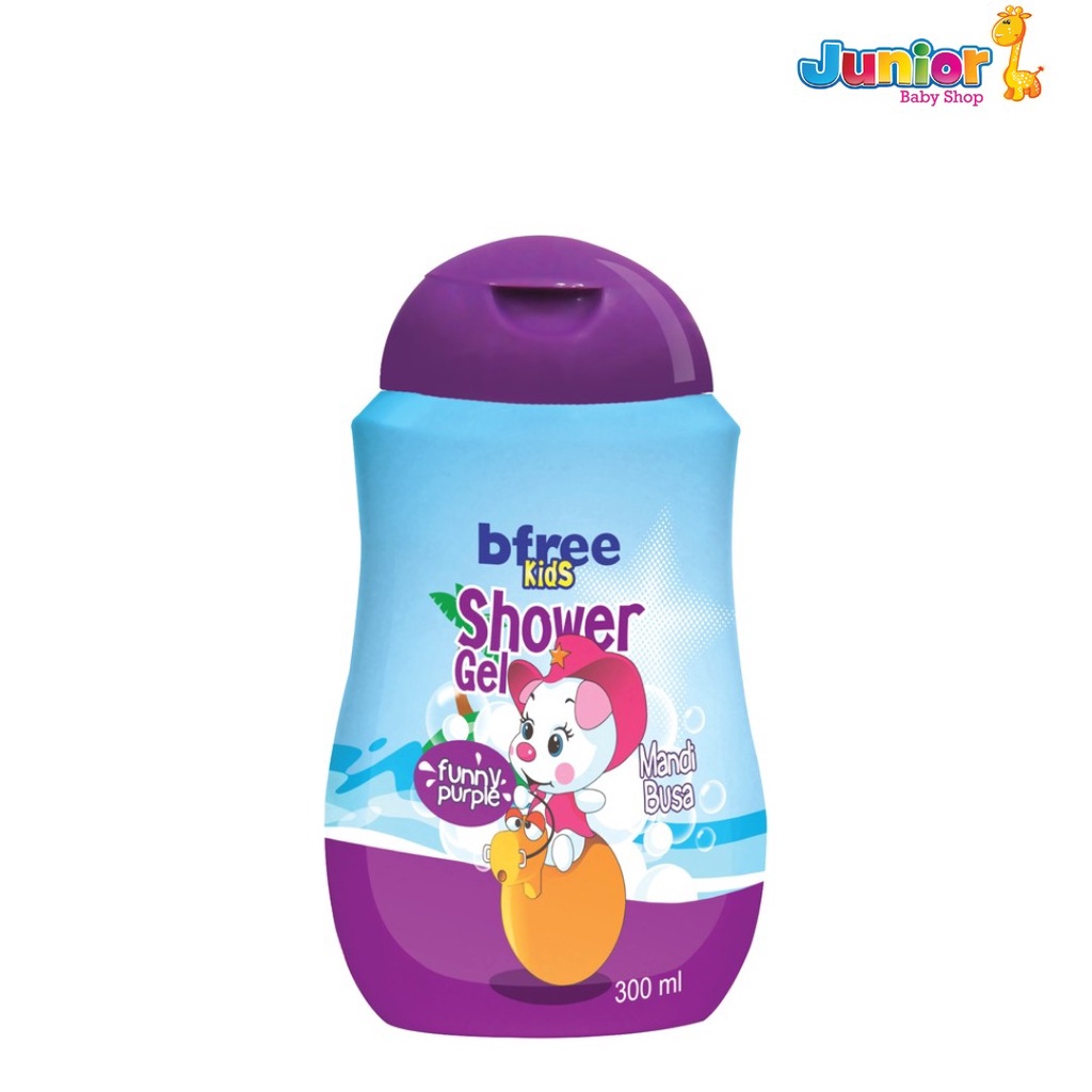 BFREE Kids Shower Gel 300ml Sabun Mandi Anak +Conditioner dengan Aroma Buah - Buahan