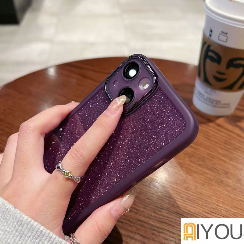 IPHONE Casing Glitter Bening Untuk Iphone14 13 Pro Max12 Mini 11 13Pro 12Pro 11Pro X XS XR 8plus SE 2020 iPhone13 Aksesoris Cover Ponsel