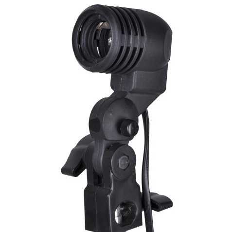 Holder Lampu Tripod Foto Studio Soket Socket E27 Lighting Studio Dengan Dudukan Payung 1 PCS