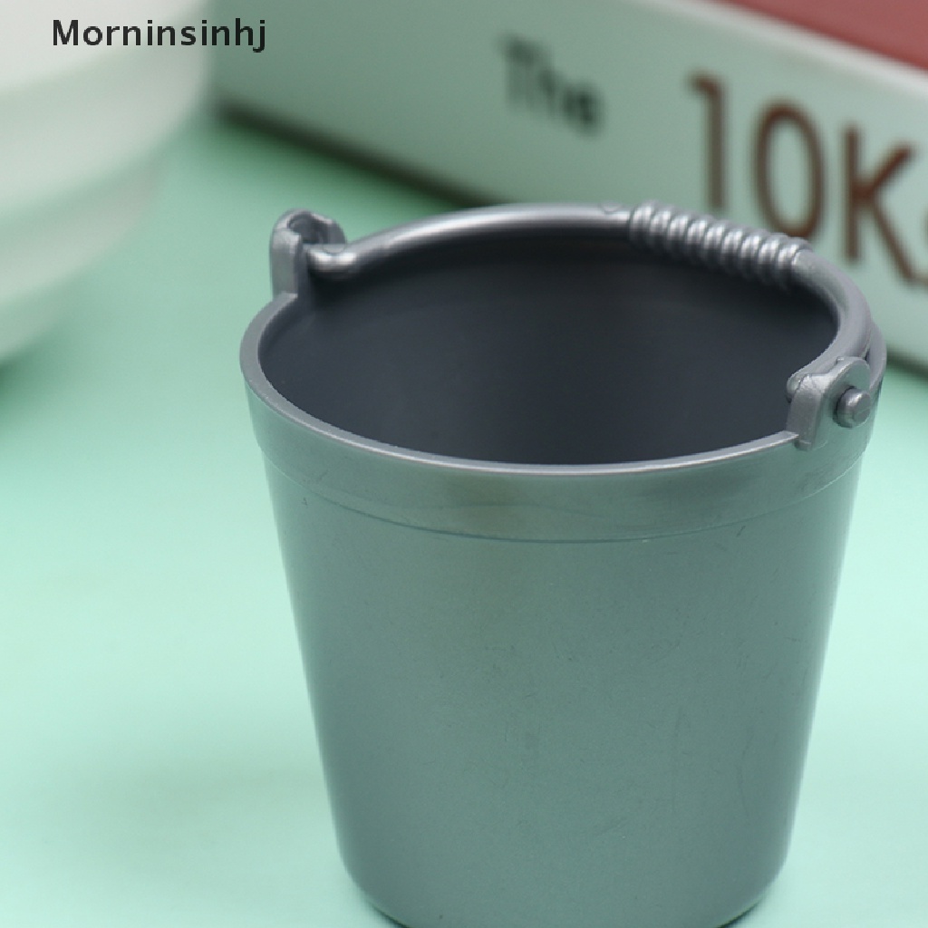 Mornin 2Pcs 1: 12 Bucket Lucu Mini Dekorasi Miniatur Mainan Aksesoris Kamar Dapur id