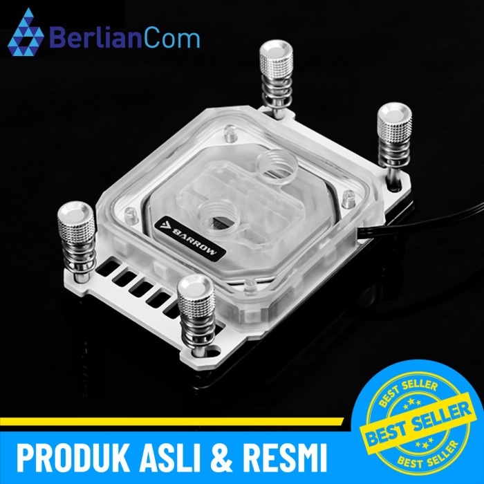 BARROW LTYK3A-04 V2 ARGB CPU Water Block (AMD AM3 AM4 AM5) White