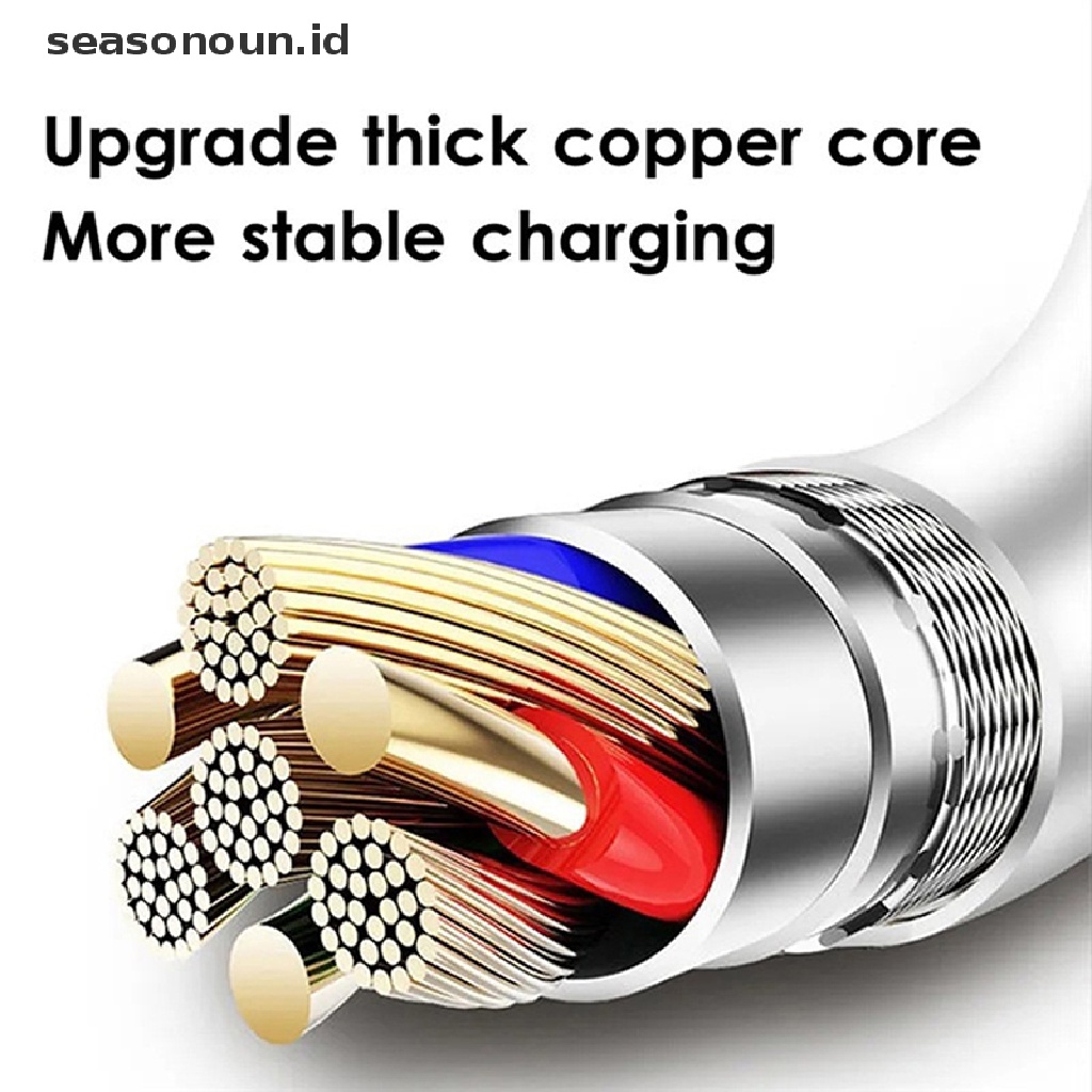 Seasonoun 7A USB Type C Kabel Charge Super Cepat Huawei 100W Charging Data Cord Quick Charger Cable Untuk OPPO Huawei Xiaomi Vivo Honor Kabel Data.
