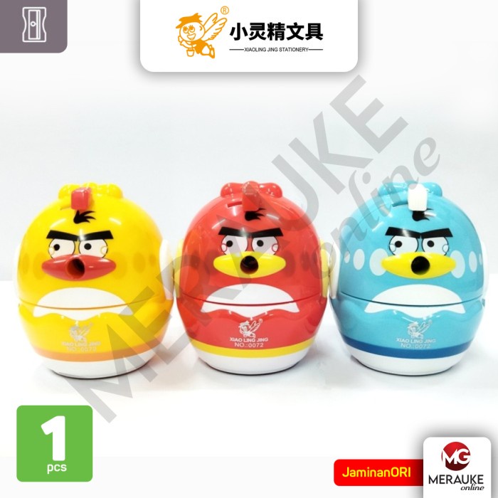

Serutan Meja XIAO LING JING NO. 0072 Angry Bird