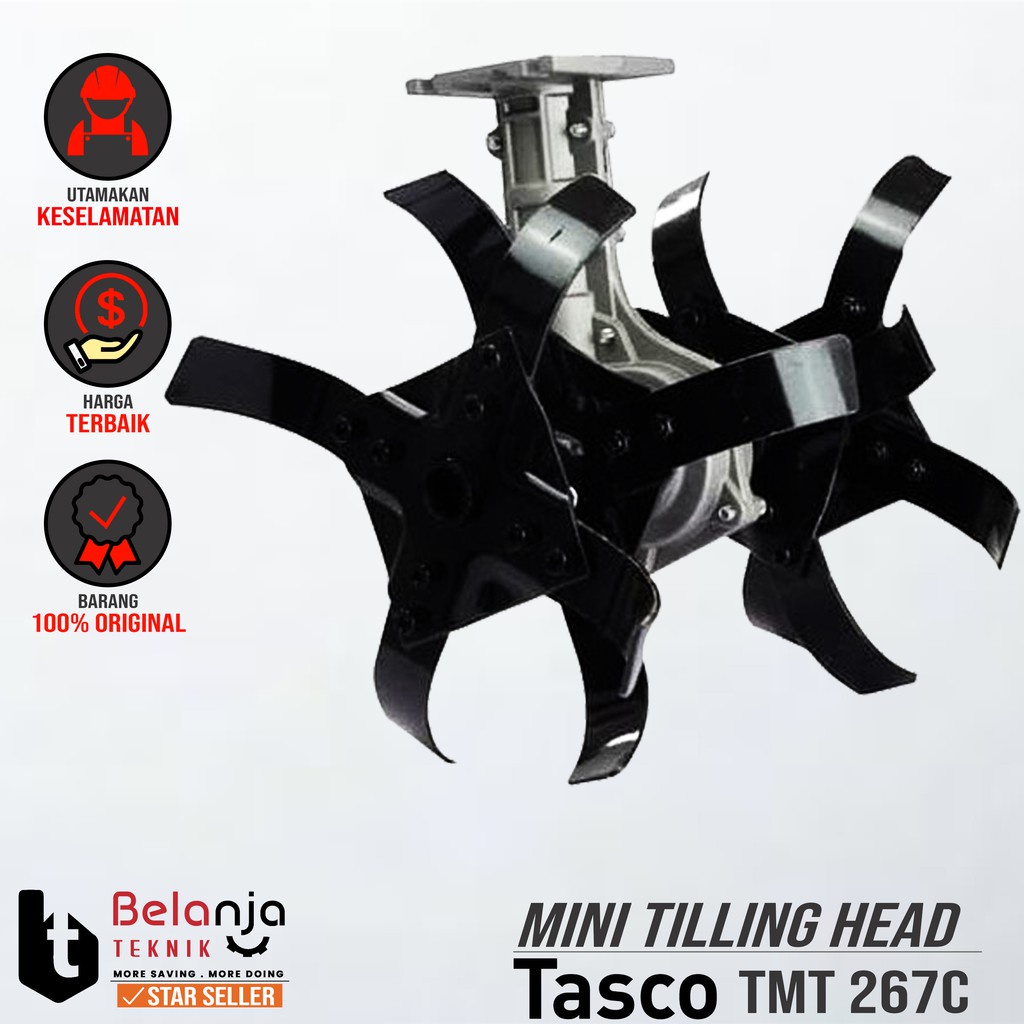 Tasco Mini Tilling Head TMT267C as Bintang 7 TMT 267 Pencacah Tanah