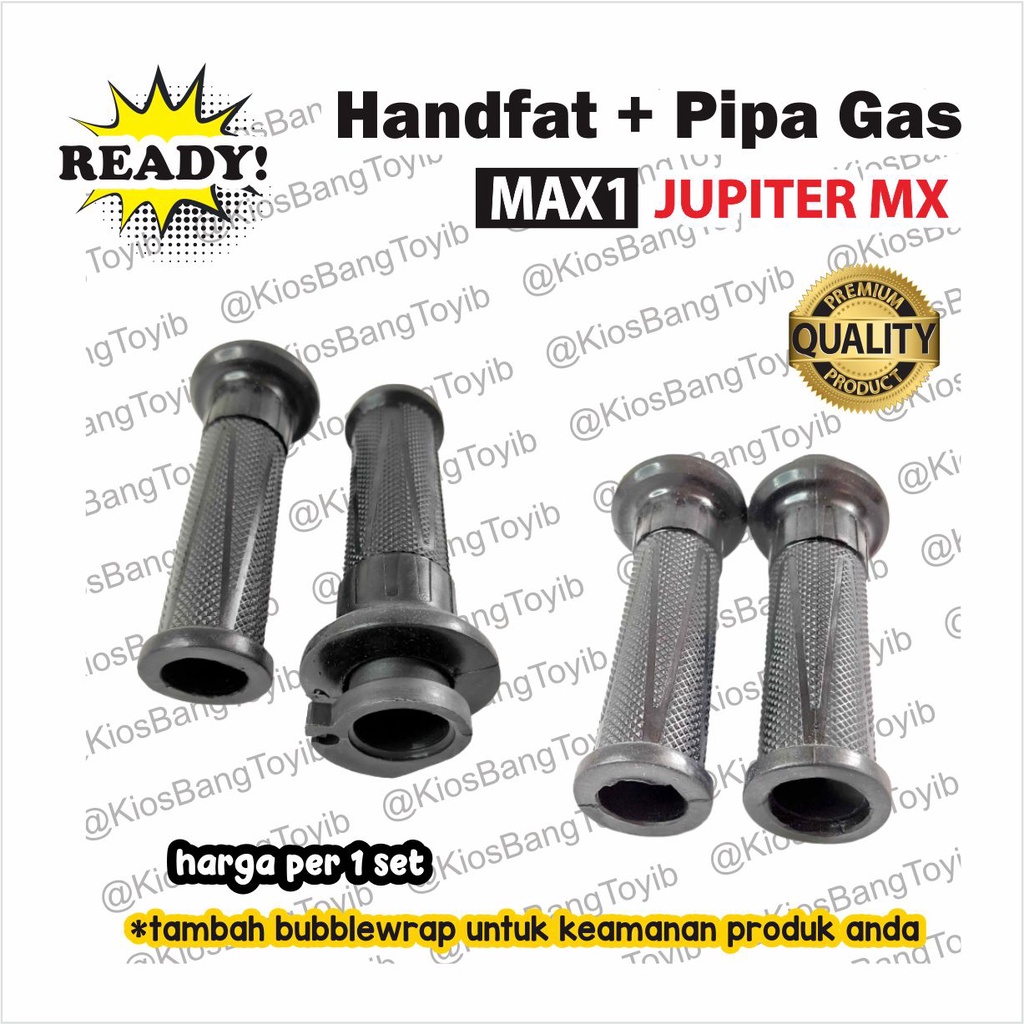 1pasang Handfat + Pipa Gas Handgrip Assy Yamaha JUPITER MX (max1)