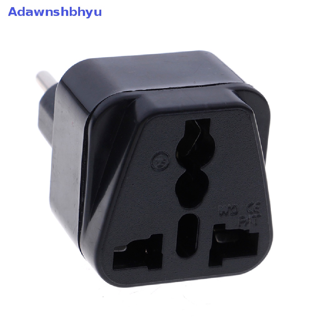 Adaptor Colokan converter travel plug Adhyu Universal UK/US/EU/AU Ke italy 3pin Ubah ID