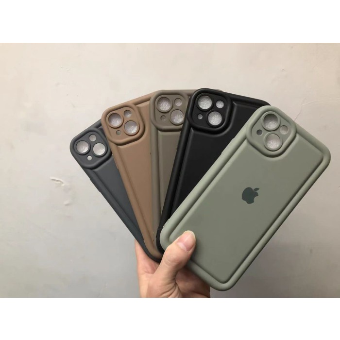 Case Matte SIMPLE PURE COLOR iPhone X/XS/XR/XS Max/11/11 Pro/11 ProMax/12/12 Pro/12 Pro Max Protection Camera Solid Color