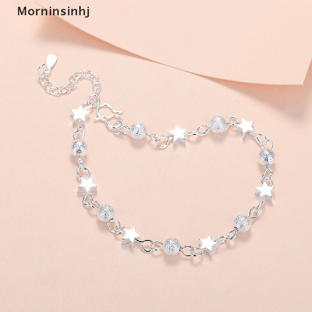 Mornin Gelang Bintang Segar Untuk Wanita Kepribadian Gelang Manik Bulat Fashion Korea id