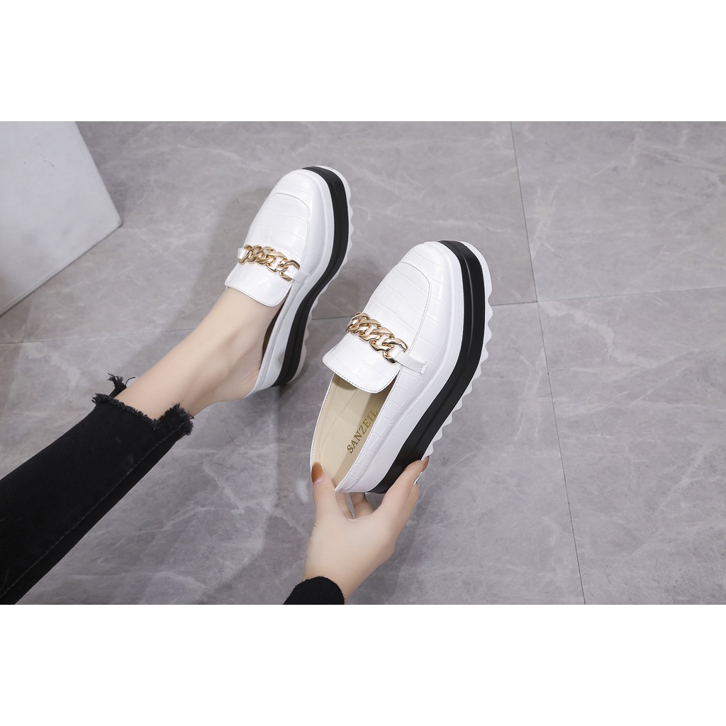 COD BAYAR DITEMPAT!!! 0017 Sendal Anna Wedges Sol Tebal