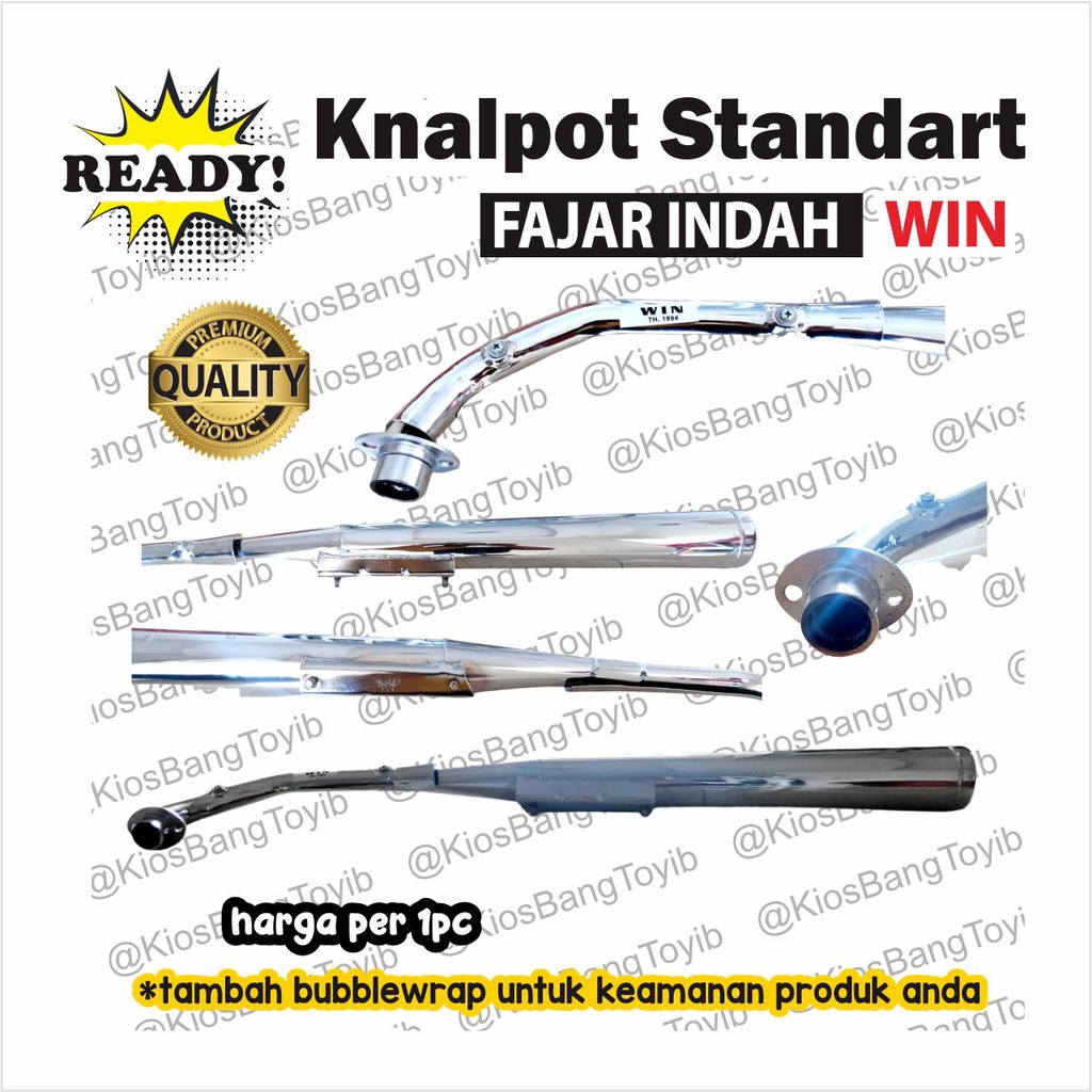 Knalpot Standar Standart Honda WIN (Fajar Indah)