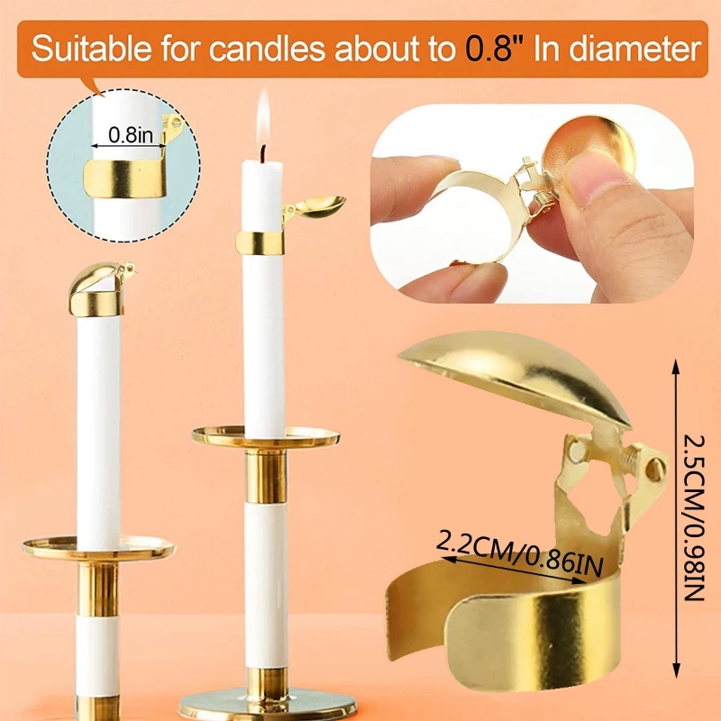 Klip Lilin Pemadam Api Otomatis/Safely Metal Candle Extinguisher Candle Snuffer