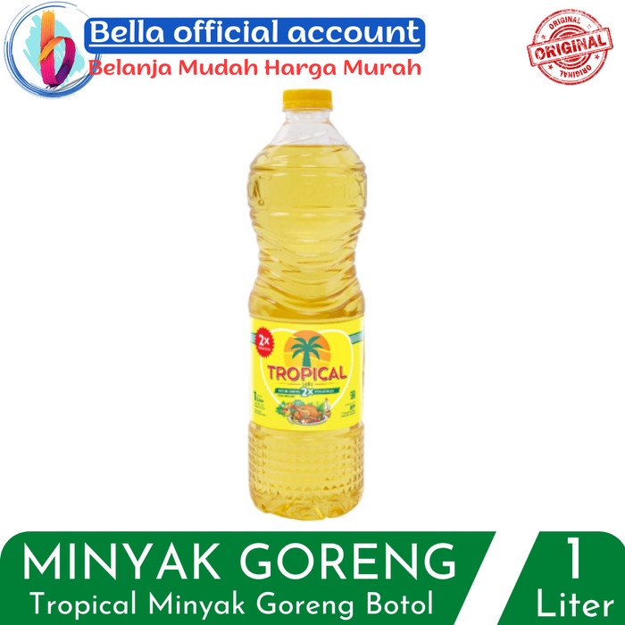 

Tropical Minyak Goreng Botol 1 Liter / 1000 ml