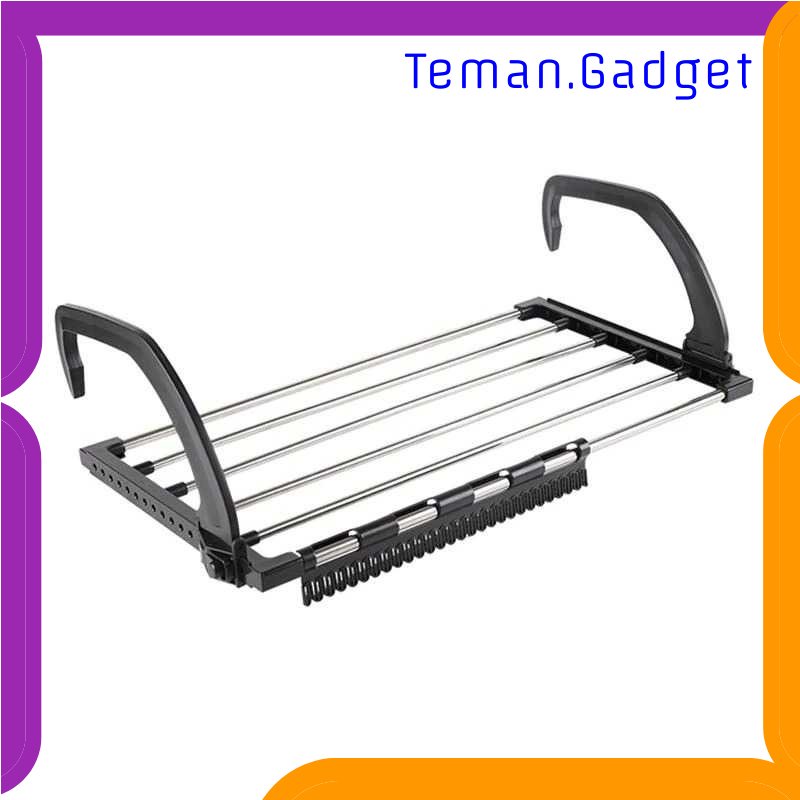 TG - ART OUNONA Rak Gantungan Jemuran Handuk Baju Drying Balcony Rack - OU114