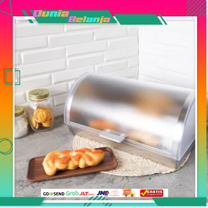 Delicia Tempat Roti Stainless Steel