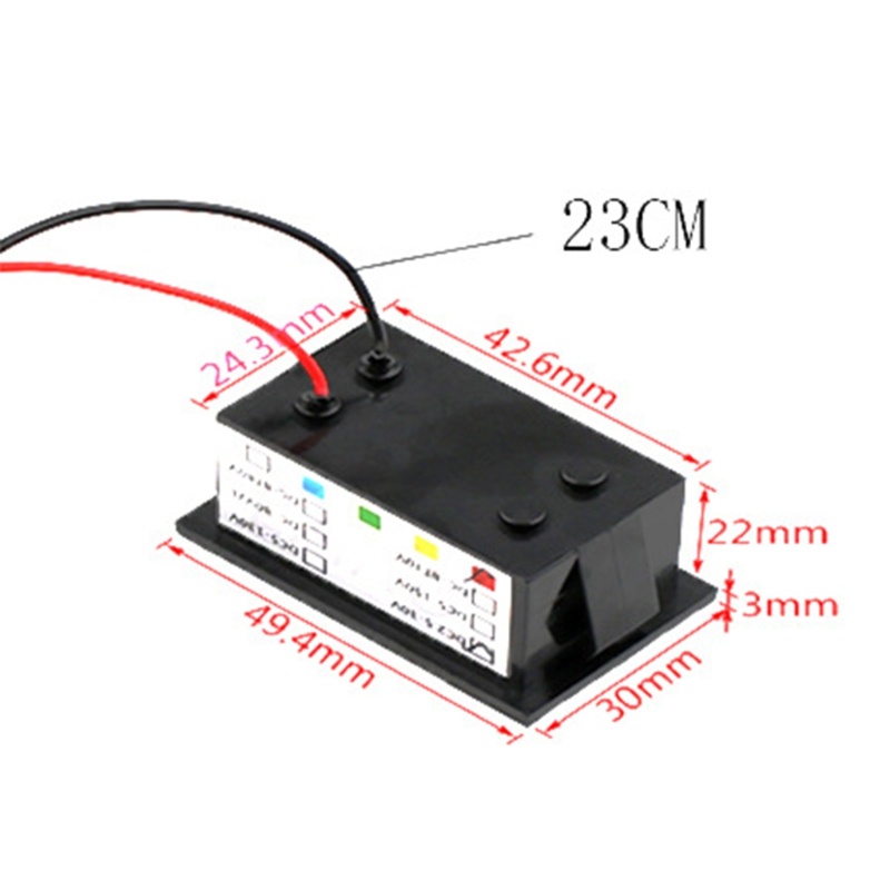 Btsg Alat Pengukur Tegangan Digital LED Monitor Display Indicator Panel Water-Proof